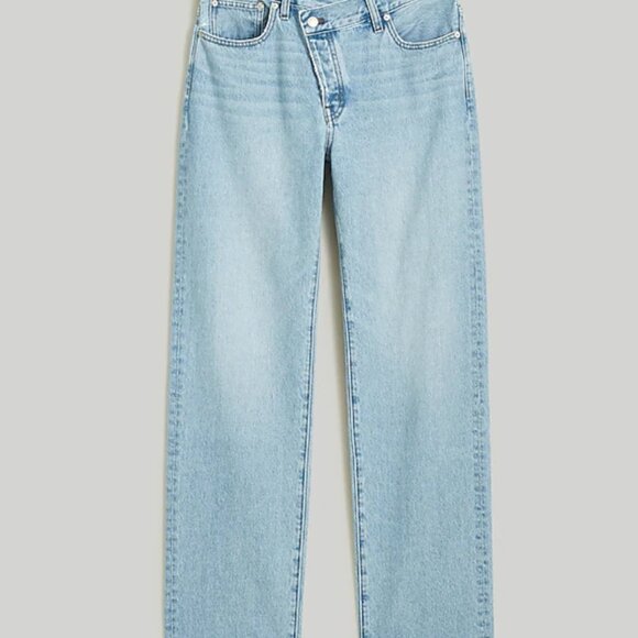 NWT Madewell Low-Slung Straight Jeans - Size 26 - Picture 3 of 5